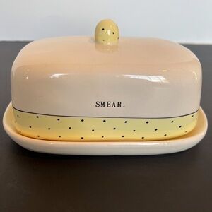 Rae Dunn Artisan Collection by Magenta Covered Butter Dish